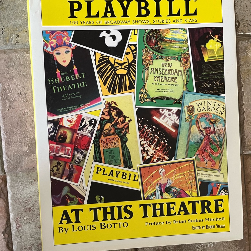 Playbill coffee table book.